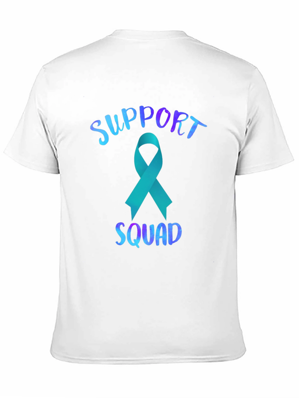 Support Squad Teal Ribbon Graphic Tee