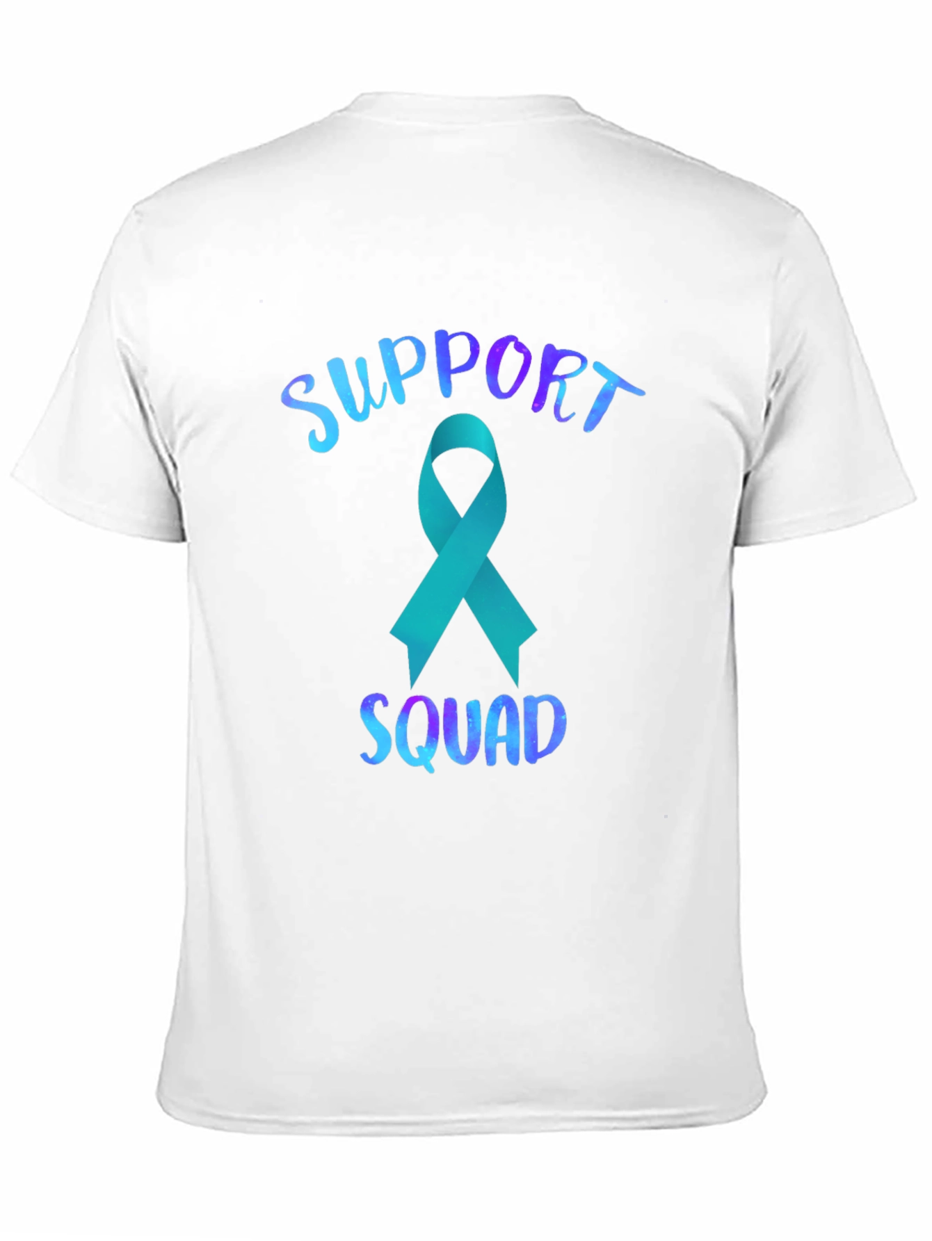 Support Squad Teal Ribbon Graphic Tee