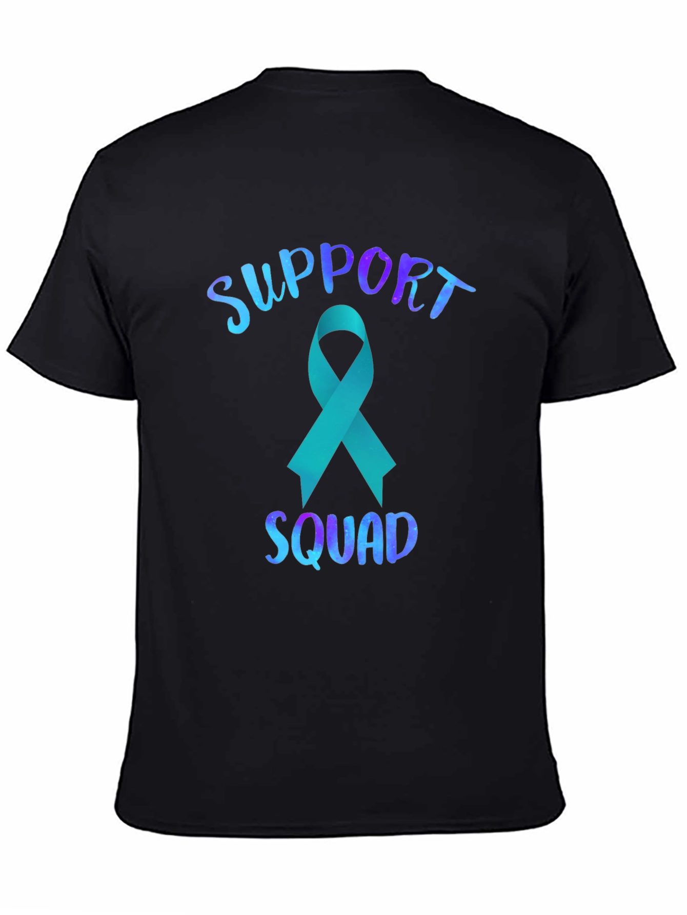 Support Squad Teal Ribbon Graphic Tee