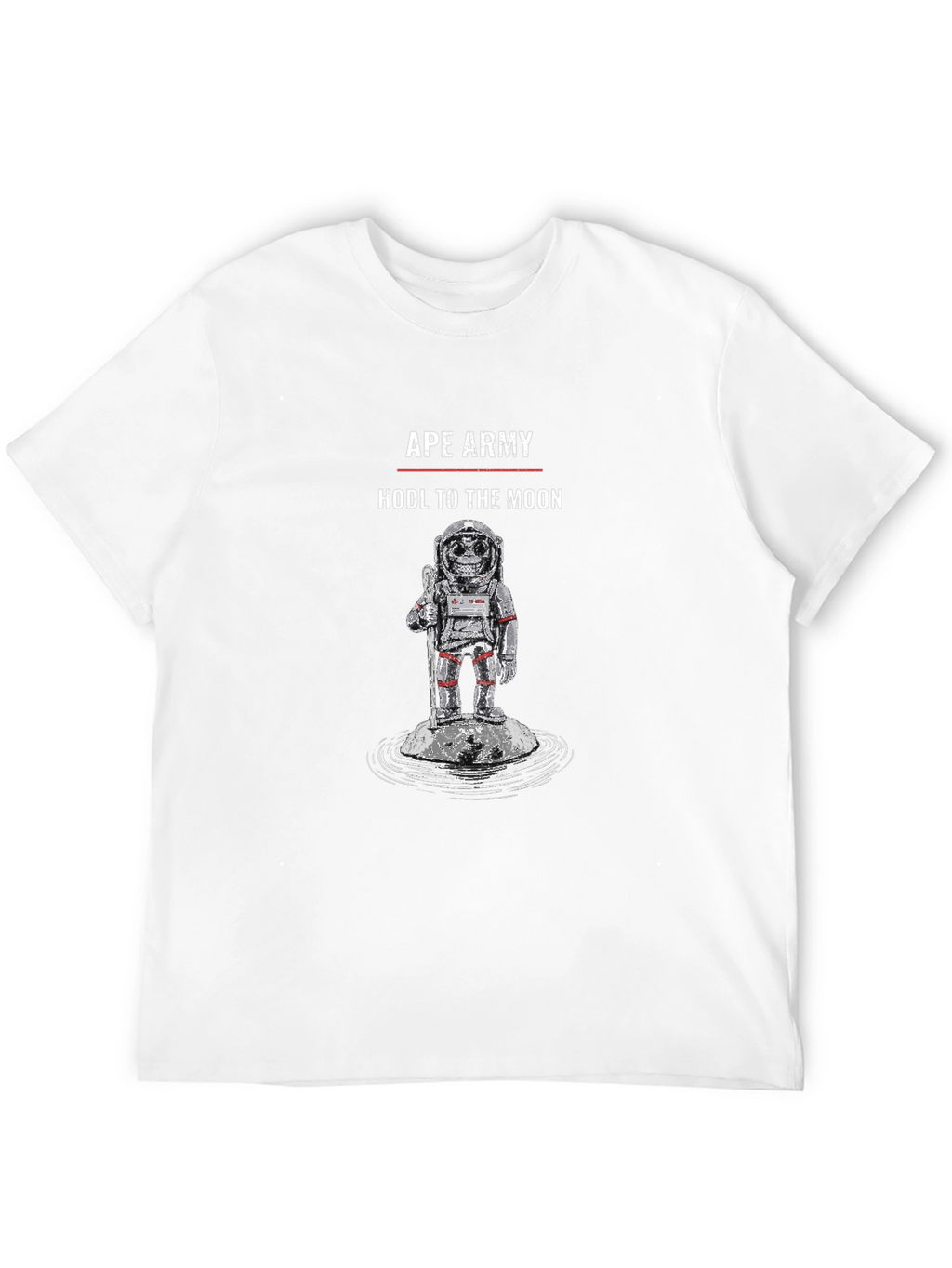 Ape Army HODL to the Moon Black T-Shirt