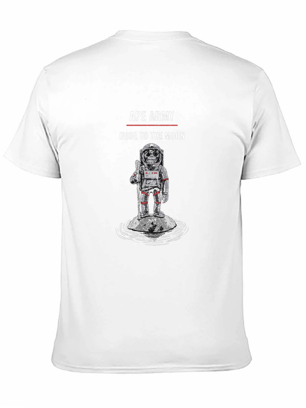 Ape Army HODL to the Moon Black T-Shirt