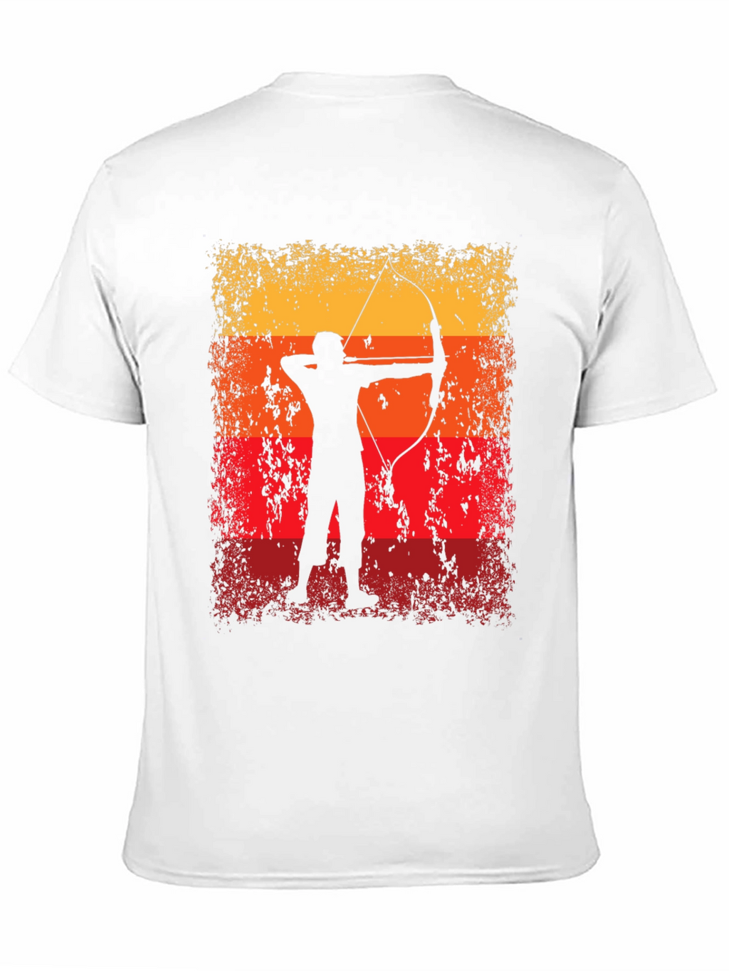 Archery Silhouette Graphic Tee - Retro Archer T-Shirt