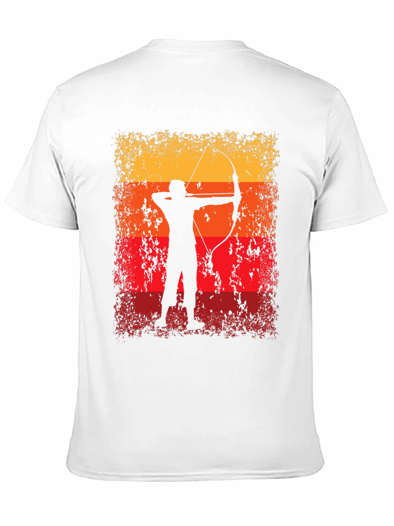 Archery Silhouette Graphic Tee - Retro Archer T-Shirt