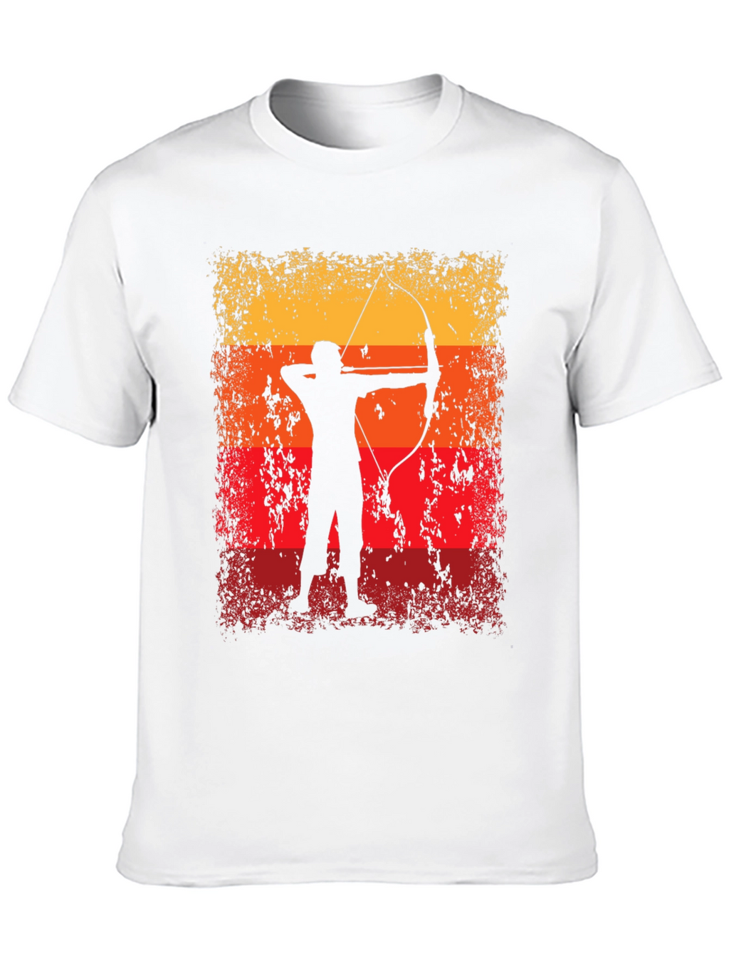 Archery Silhouette Graphic Tee - Retro Archer T-Shirt