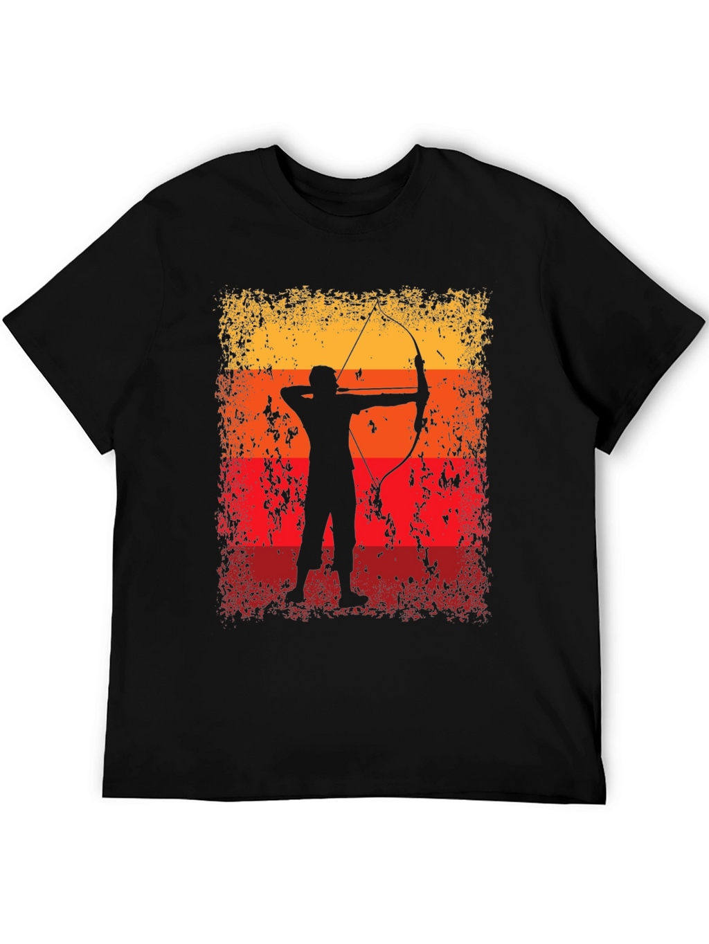Archery Silhouette Graphic Tee - Retro Archer T-Shirt