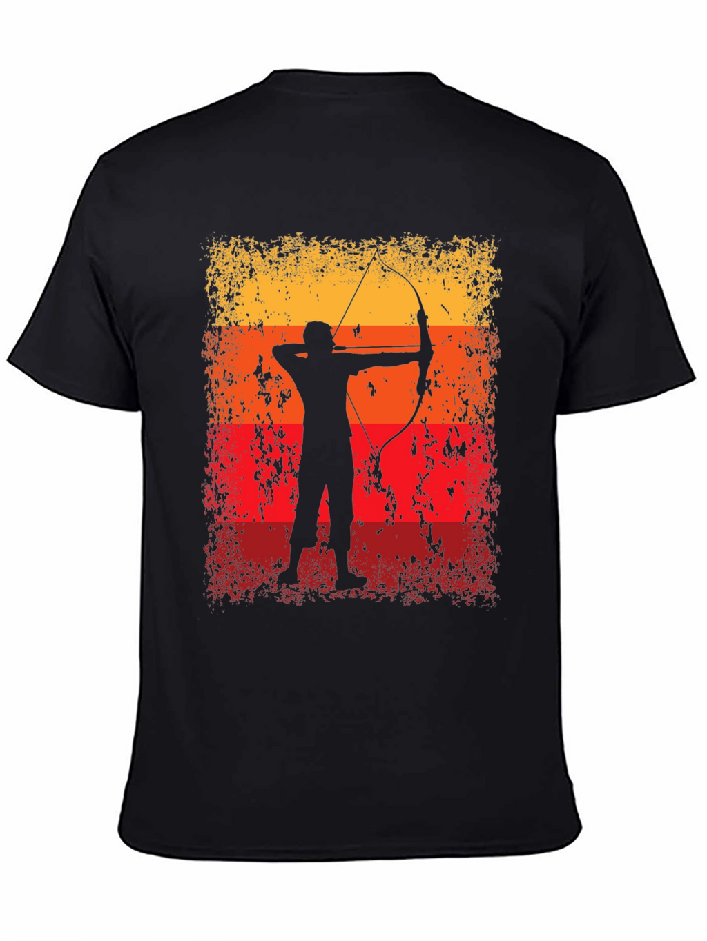 Archery Silhouette Graphic Tee - Retro Archer T-Shirt