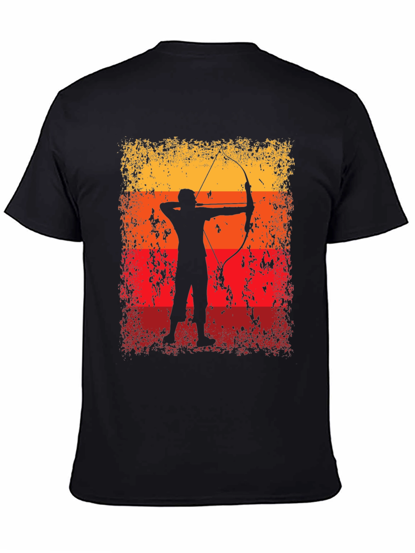 Archery Silhouette Graphic Tee - Retro Archer T-Shirt