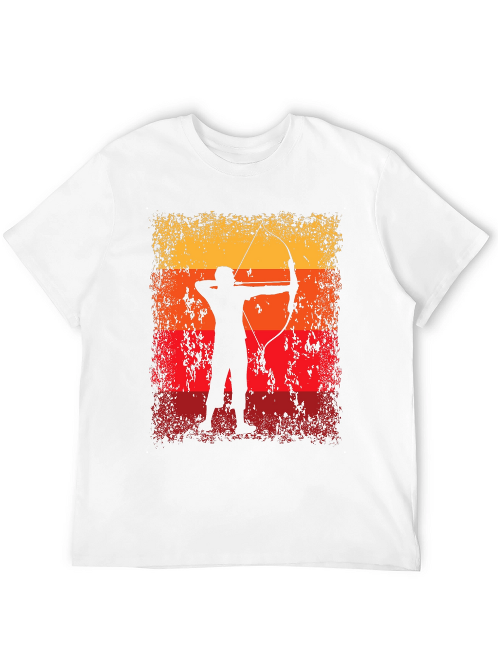 Archery Silhouette Graphic Tee - Retro Archer T-Shirt