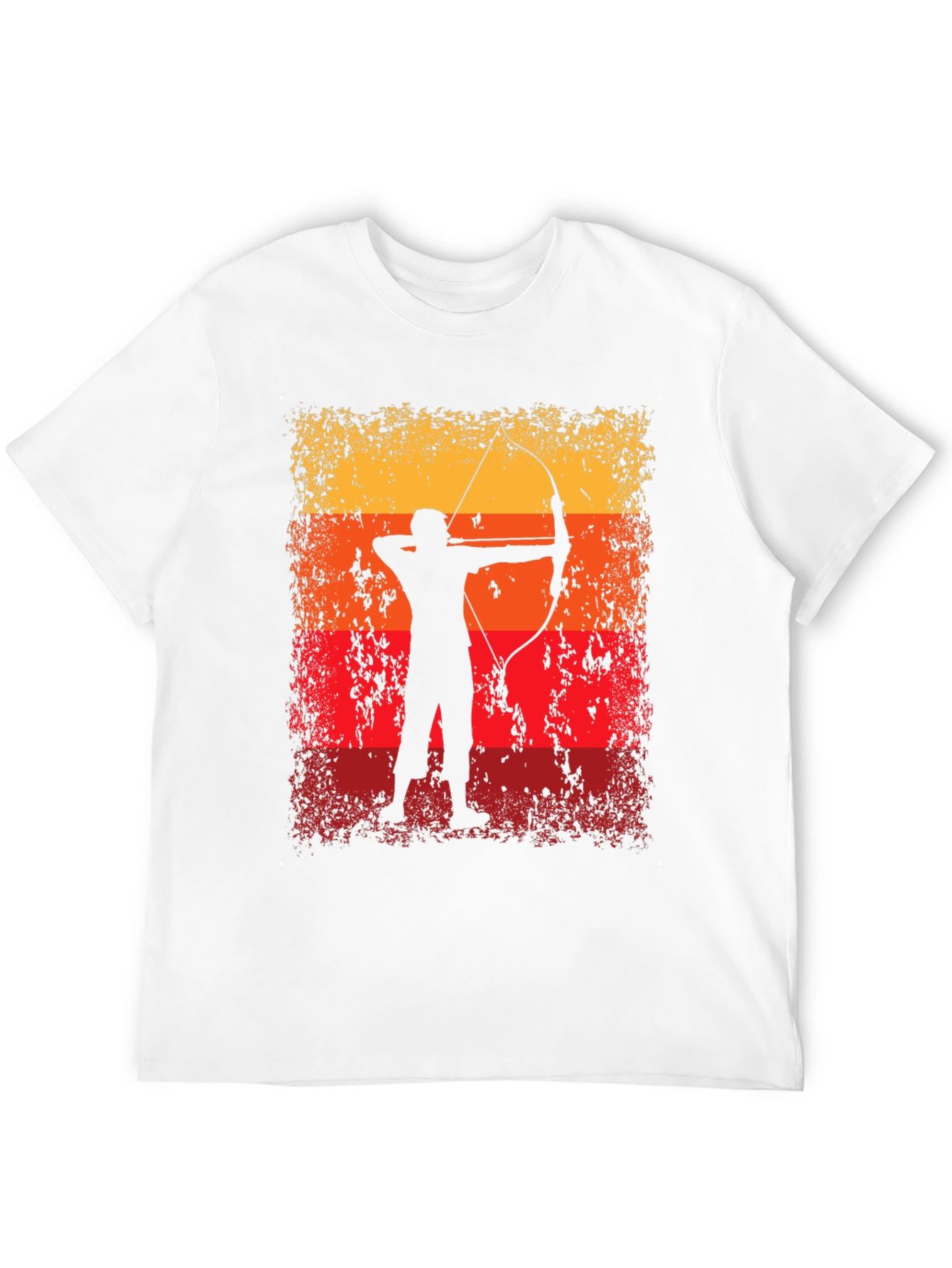 Archery Silhouette Graphic Tee - Retro Archer T-Shirt