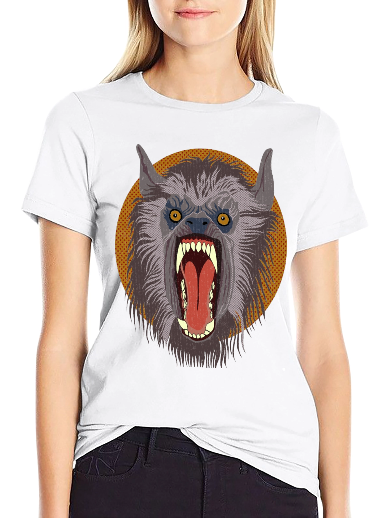 Werewolf Graphic Tee - Monster T-Shirt