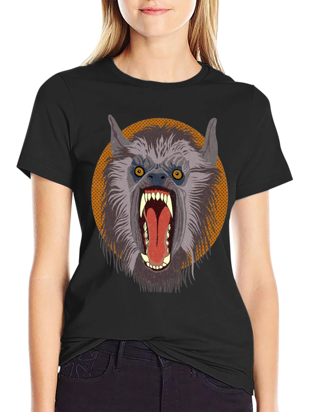 Werewolf Graphic Tee - Monster T-Shirt