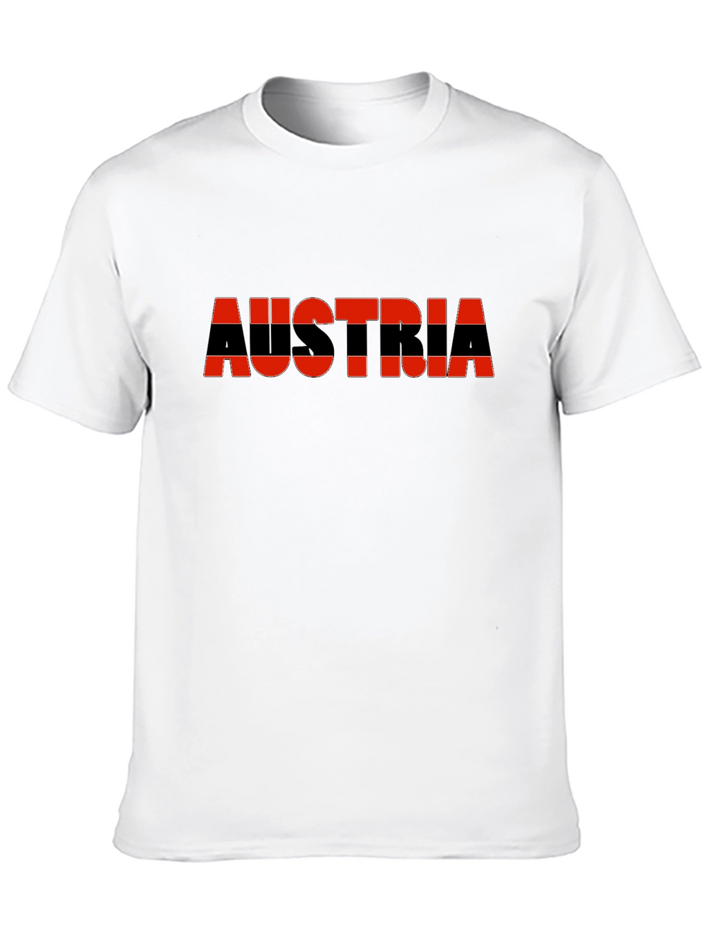 Austria Flag T-Shirt - Black Tee