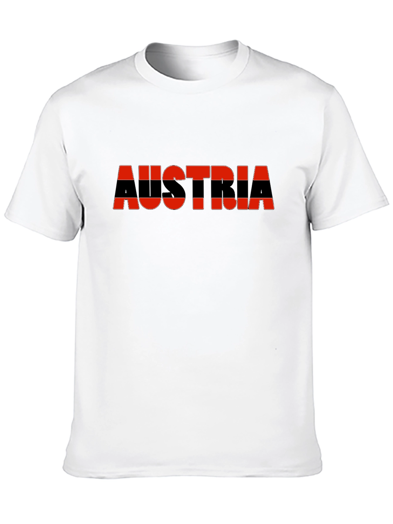 Austria Flag T-Shirt - Black Tee