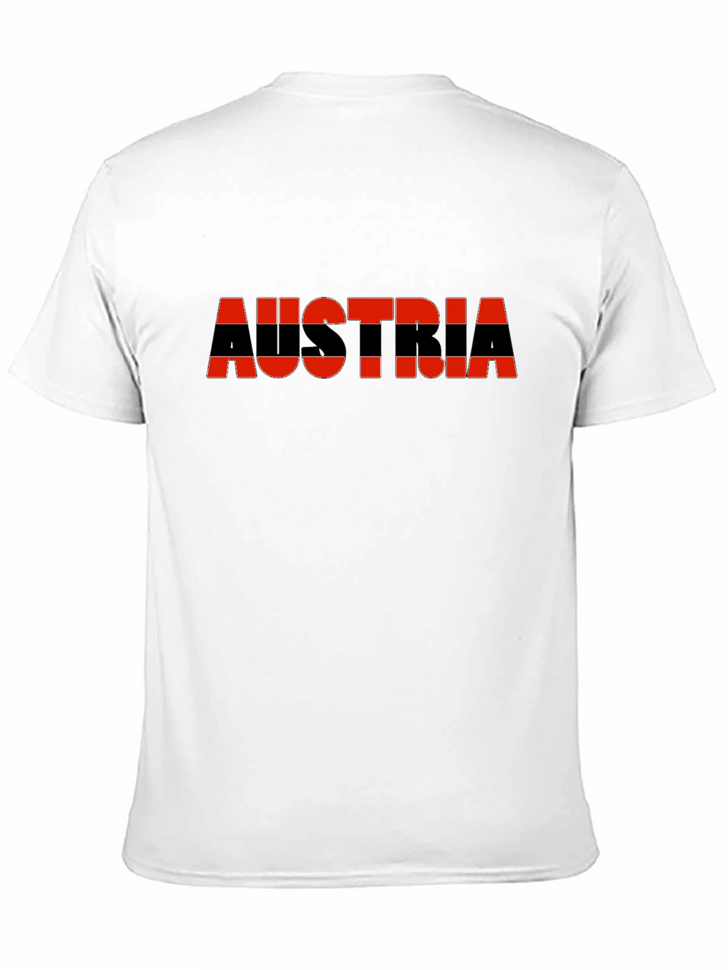Austria Flag T-Shirt - Black Tee
