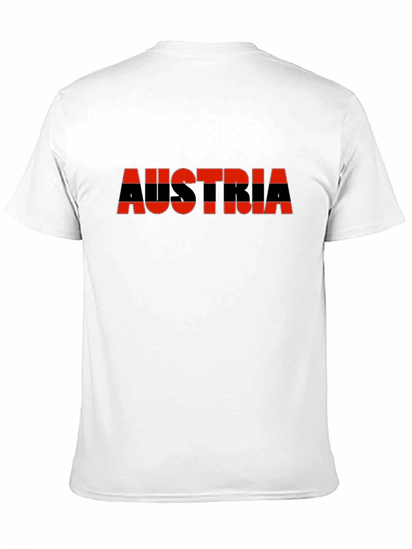 Austria Flag T-Shirt - Black Tee