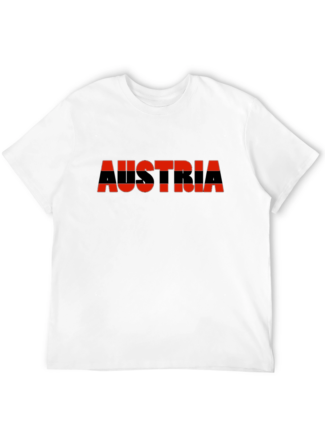 Austria Flag T-Shirt - Black Tee