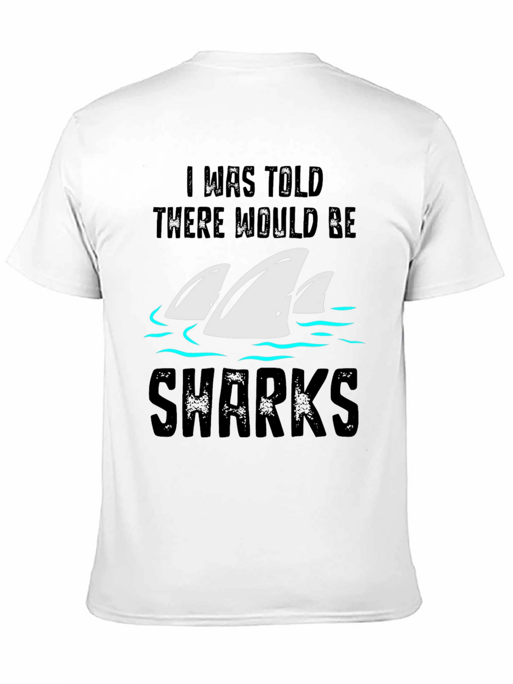 Shark Fin T-Shirt - Humorous Novelty Tee
