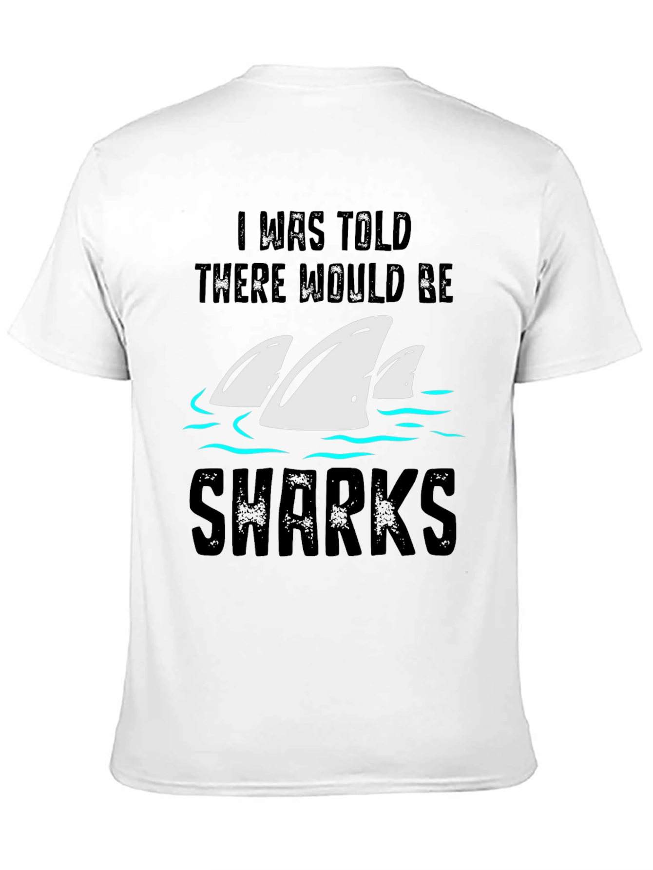 Shark Fin T-Shirt - Humorous Novelty Tee