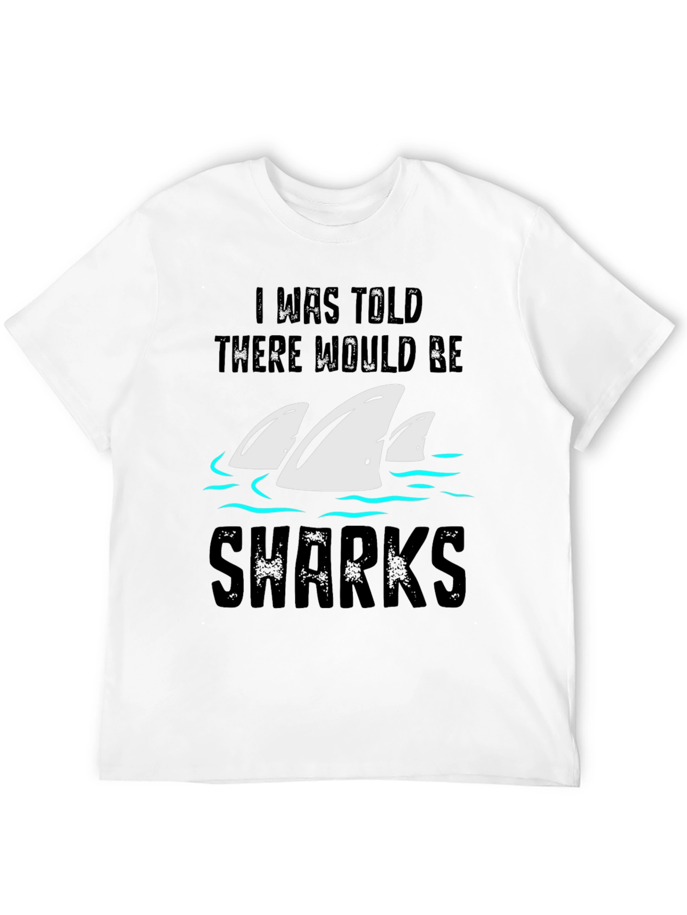 Shark Fin T-Shirt - Humorous Novelty Tee
