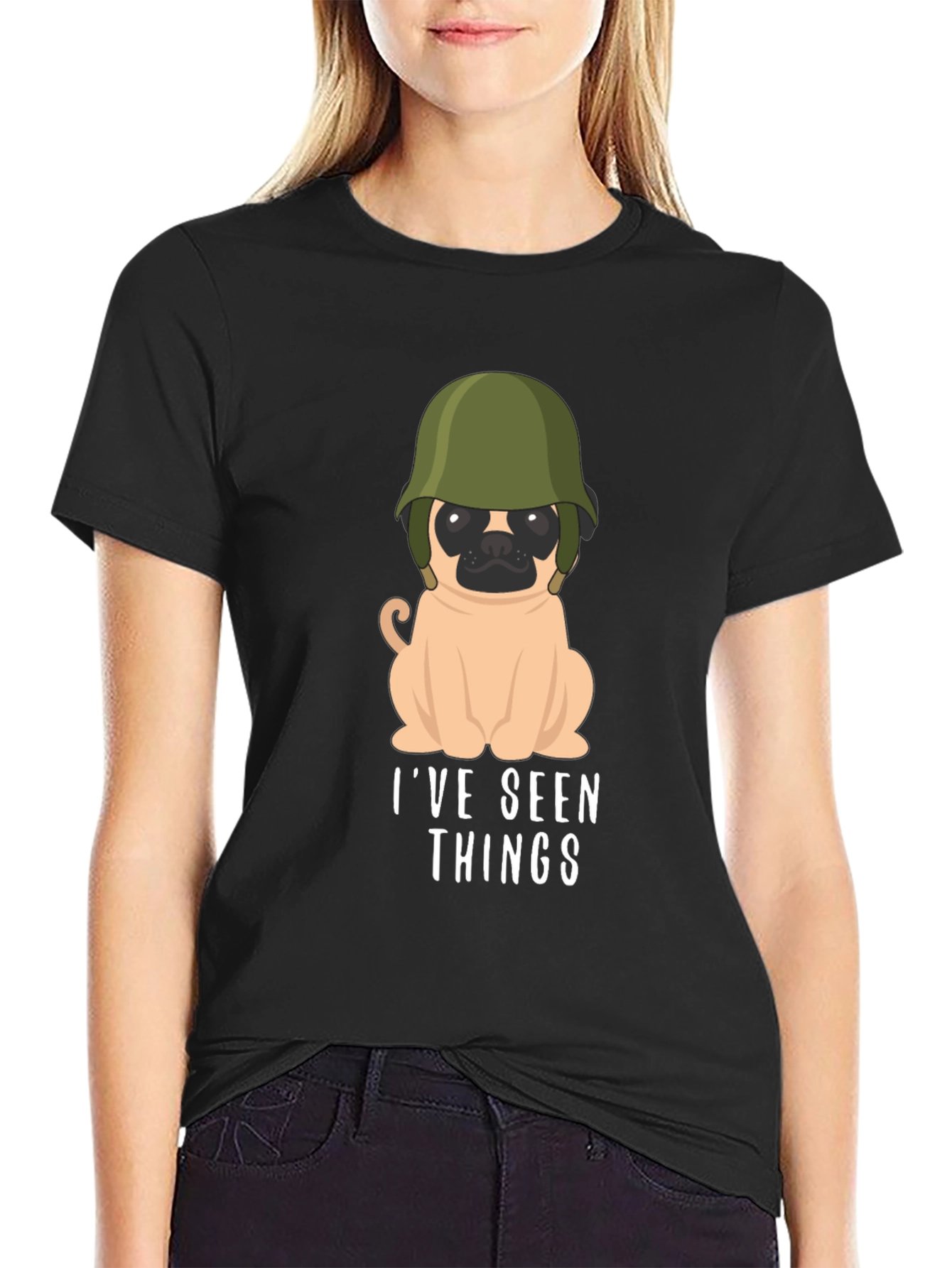 Humorous Ive Seen Things Pug T-Shirt