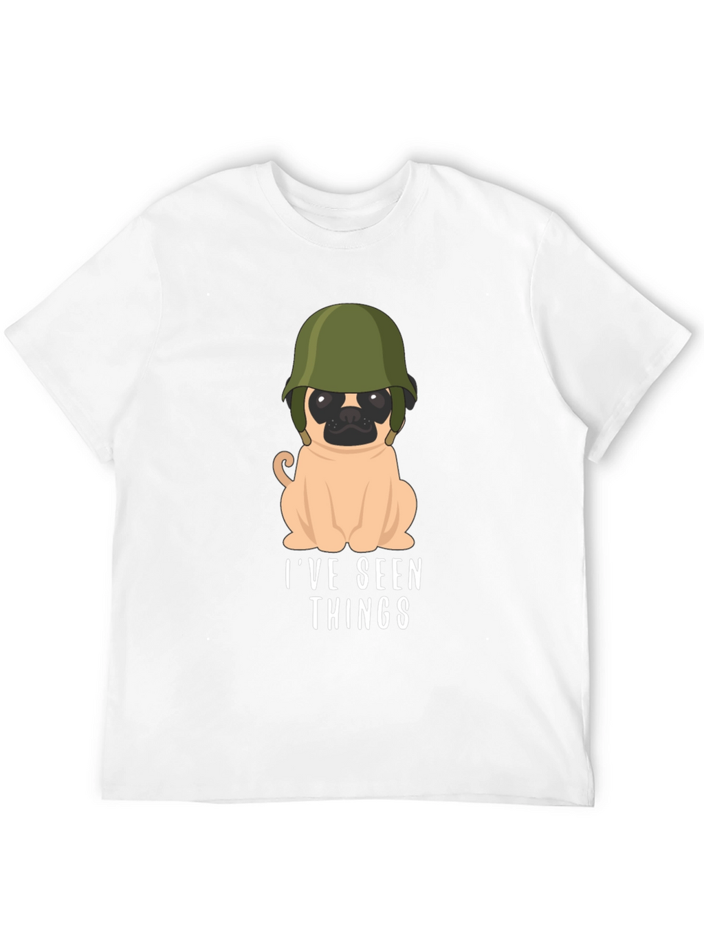 Humorous Ive Seen Things Pug T-Shirt
