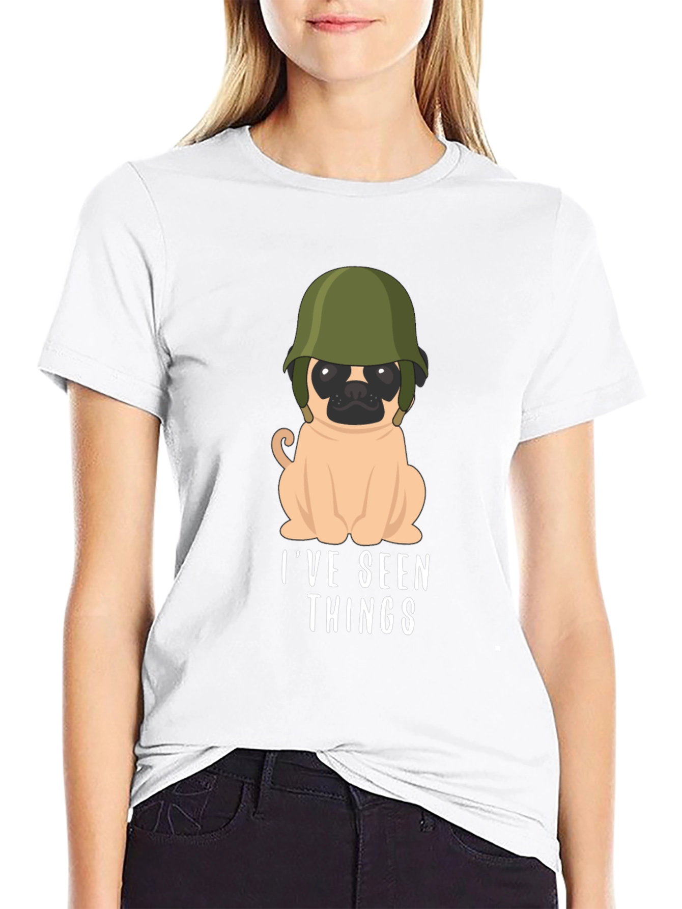 Humorous Ive Seen Things Pug T-Shirt