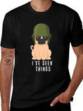 Humorous Ive Seen Things Pug T-Shirt