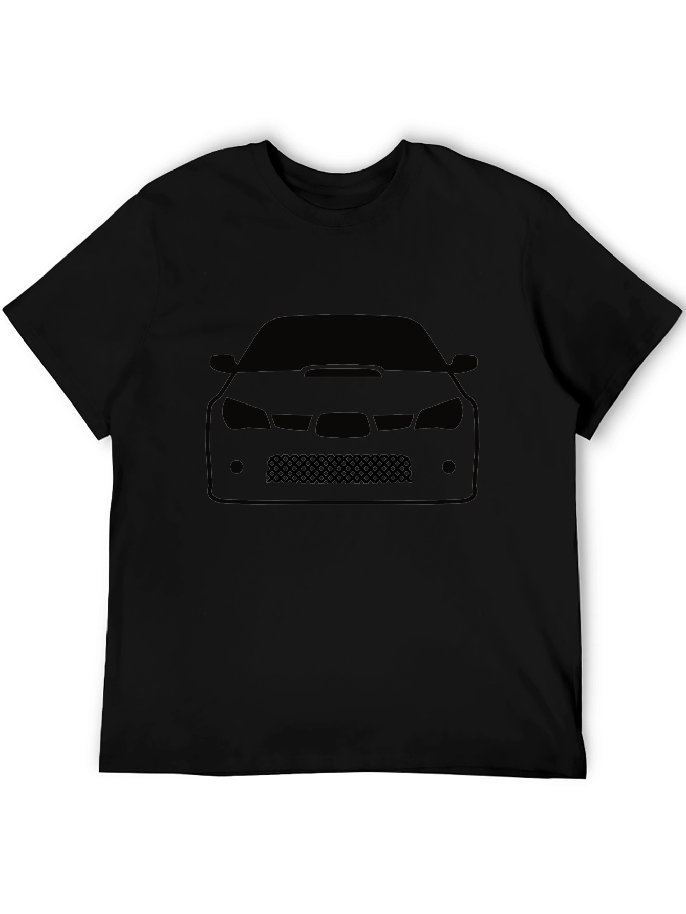Car Silhouette Graphic Tee - Black