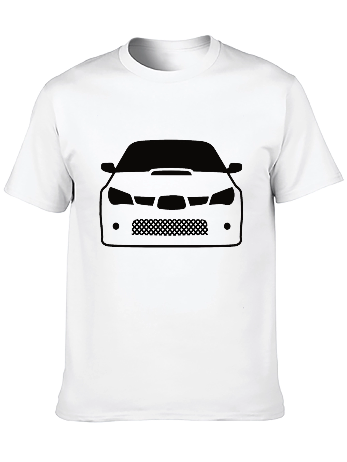 Car Silhouette Graphic Tee - Black