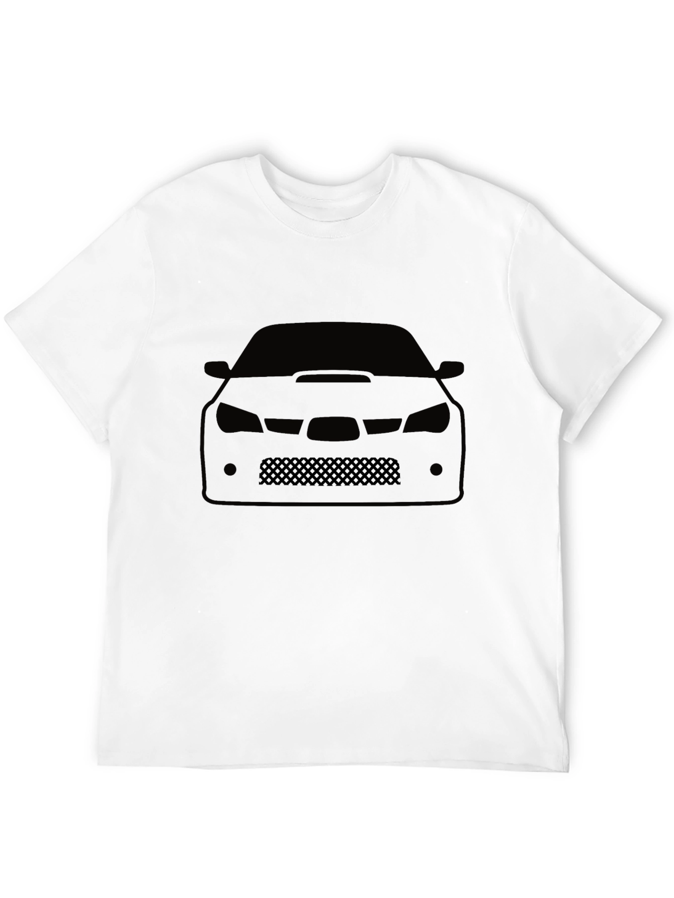 Car Silhouette Graphic Tee - Black