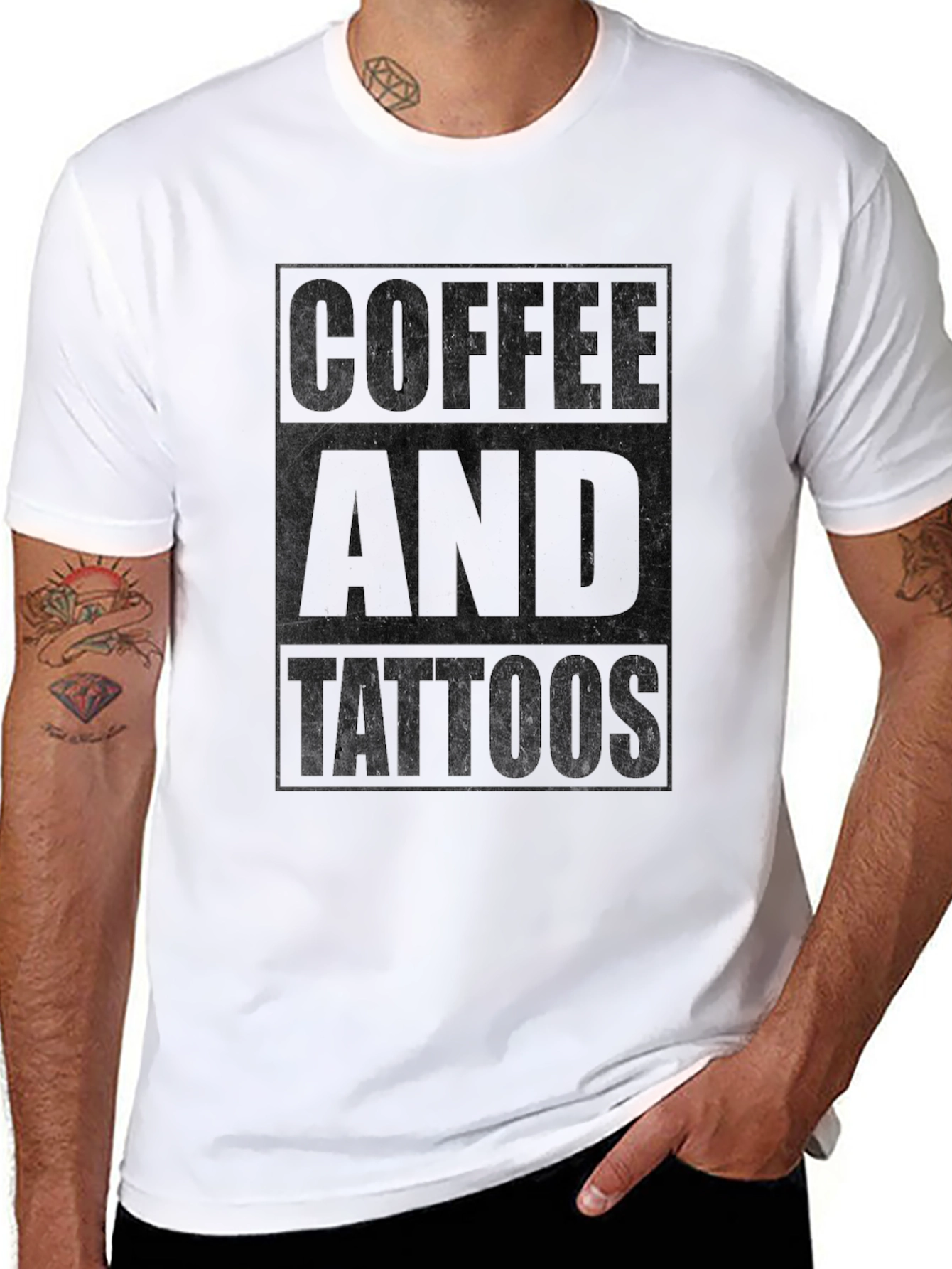 Coffee and Tattoos Graphic T-Shirt