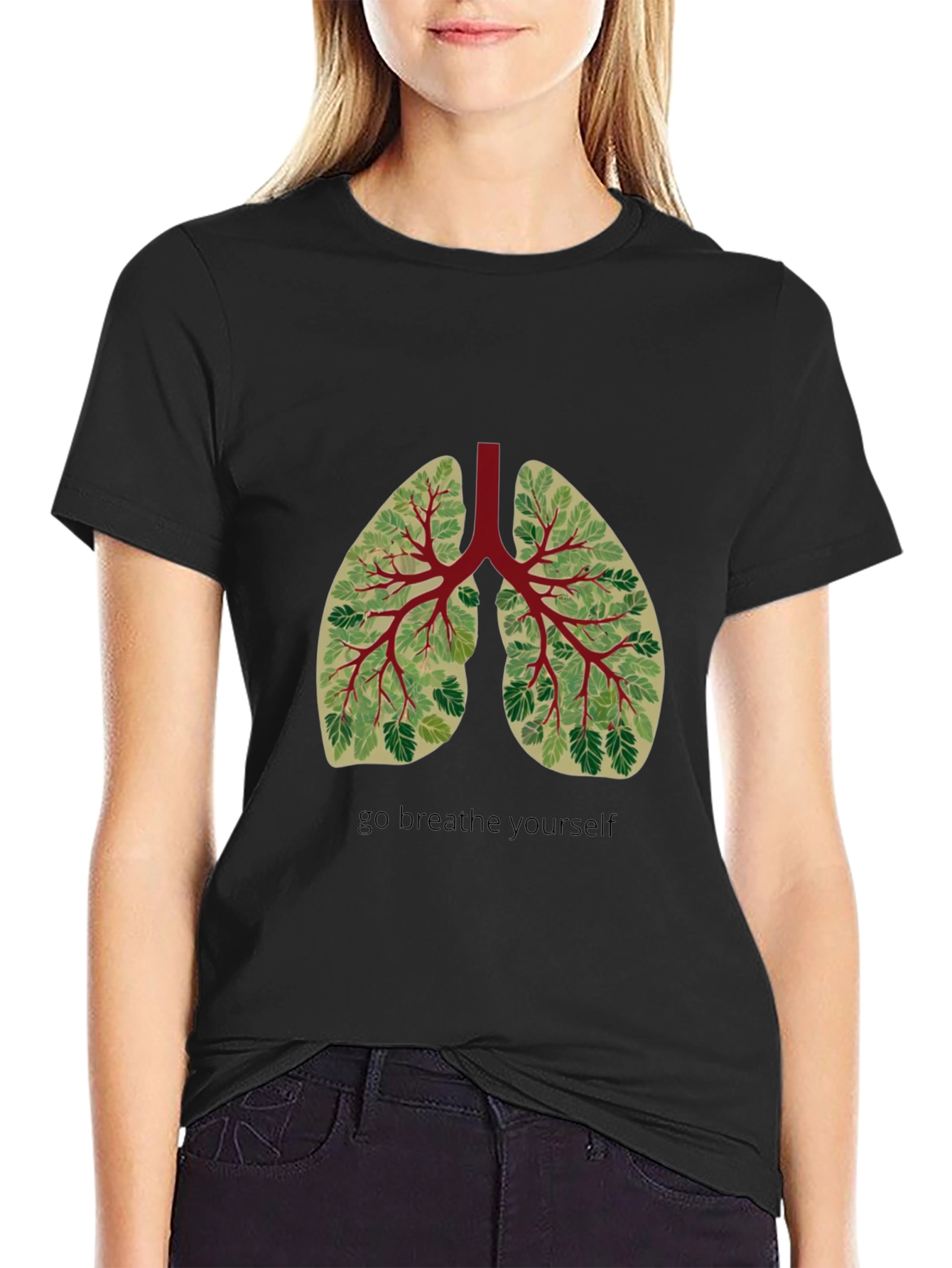 Go Breathe Yourself Graphic Tee