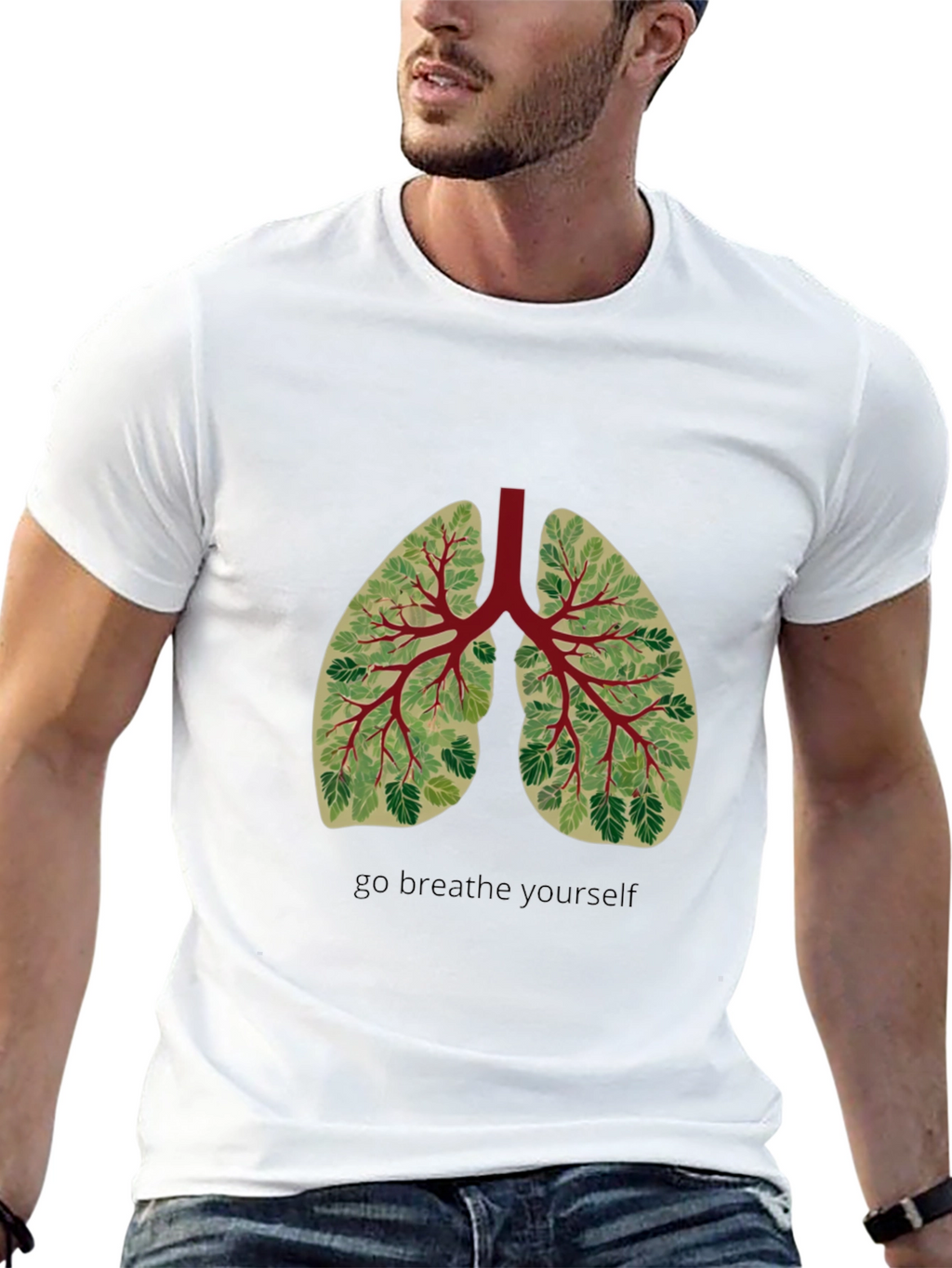 Go Breathe Yourself Graphic Tee