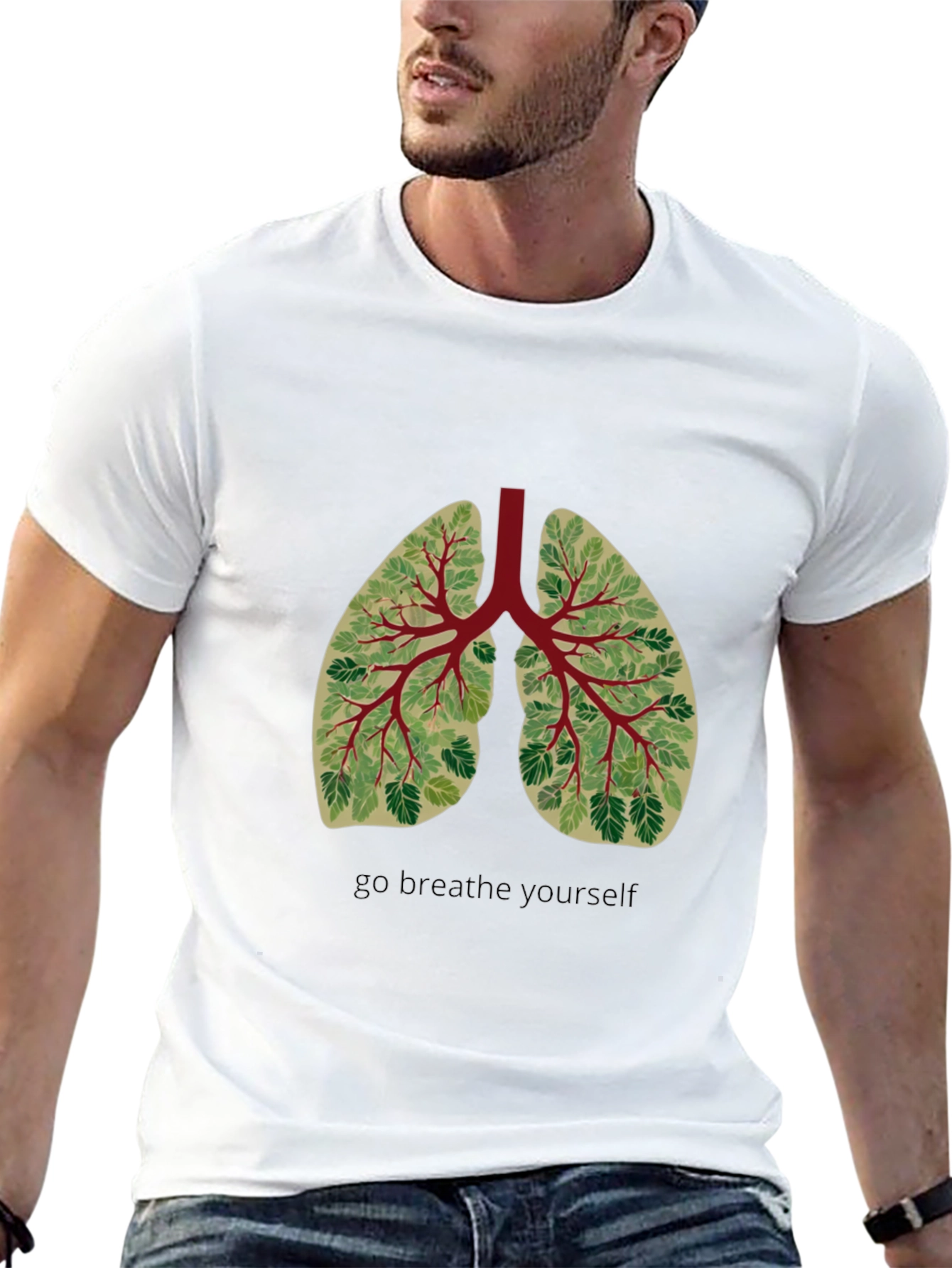 Go Breathe Yourself Graphic Tee