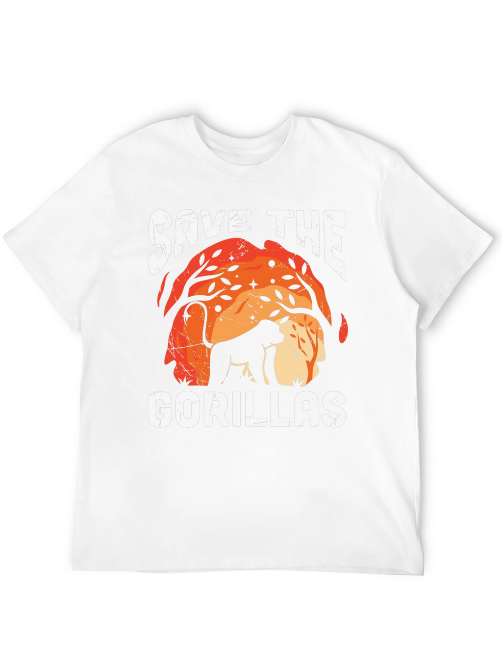 Save the Gorillas Graphic Tee - Black
