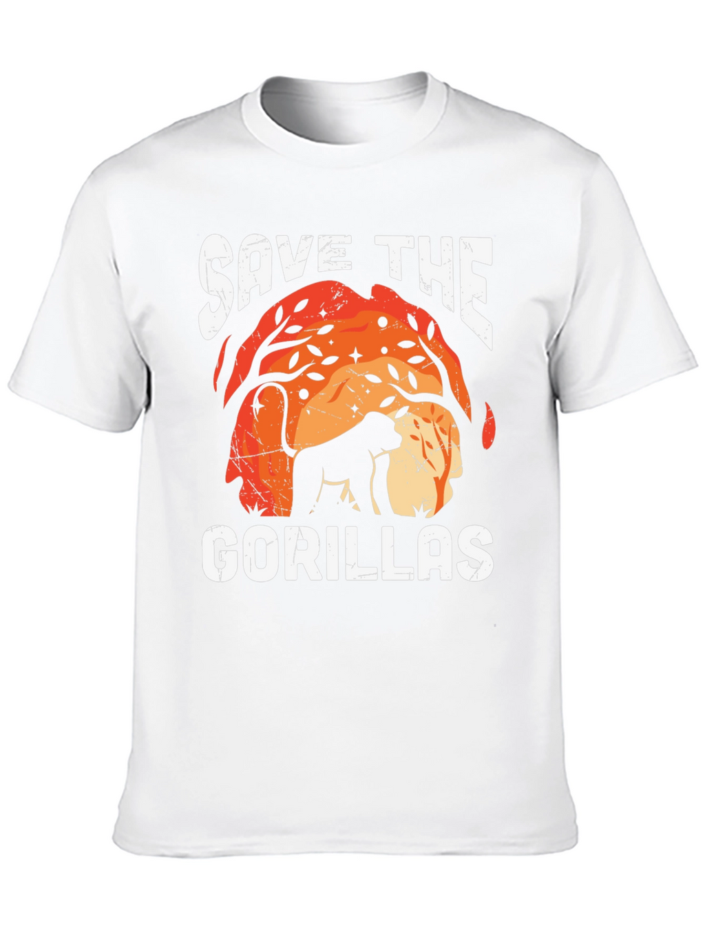 Save the Gorillas Graphic Tee - Black