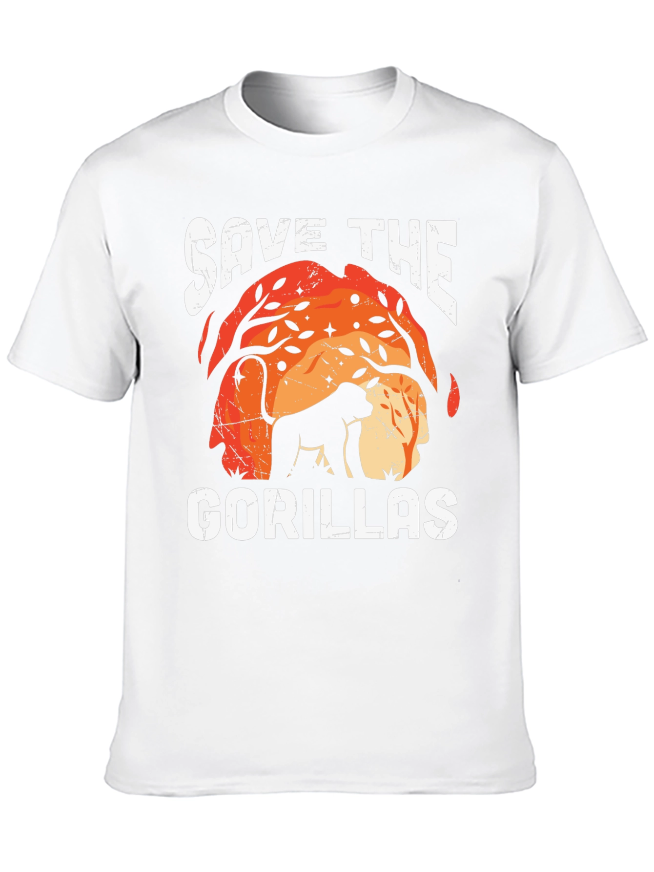 Save the Gorillas Graphic Tee - Black