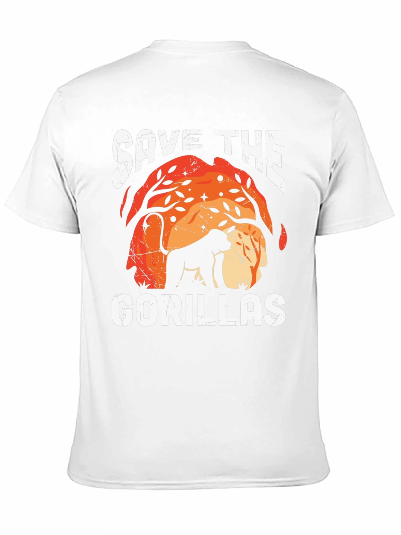 Save the Gorillas Graphic Tee - Black