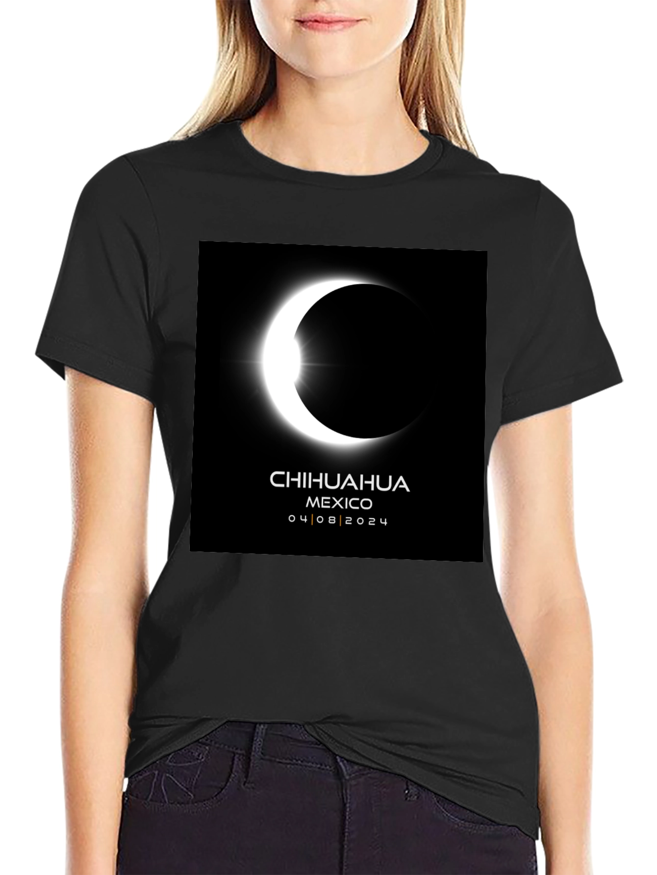 Chihuahua Mexico Eclipse 2024 T-Shirt