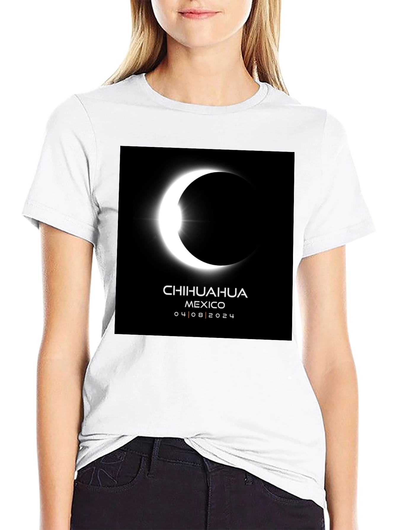 Chihuahua Mexico Eclipse 2024 T-Shirt