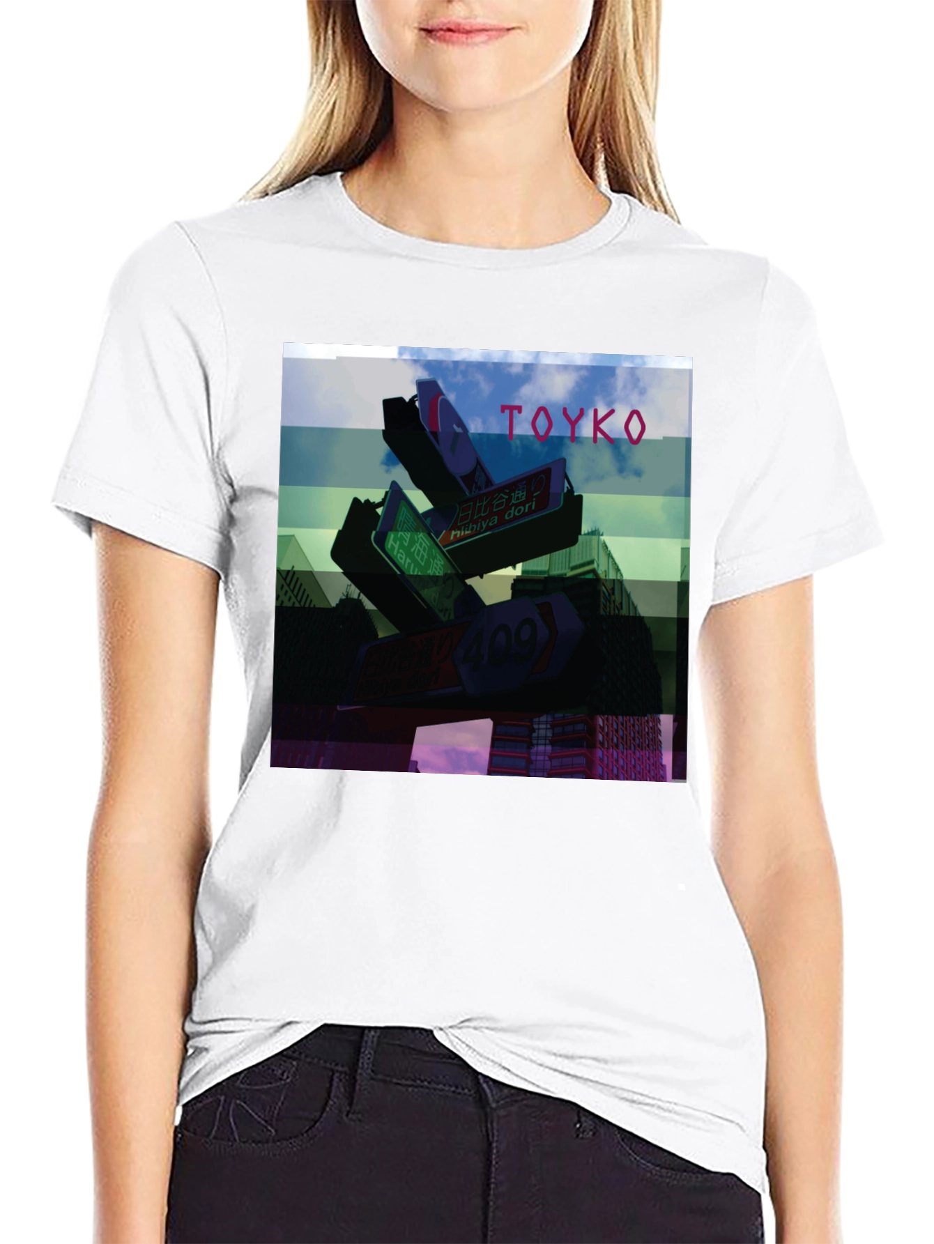Tokyo Street Sign Graphic Tee