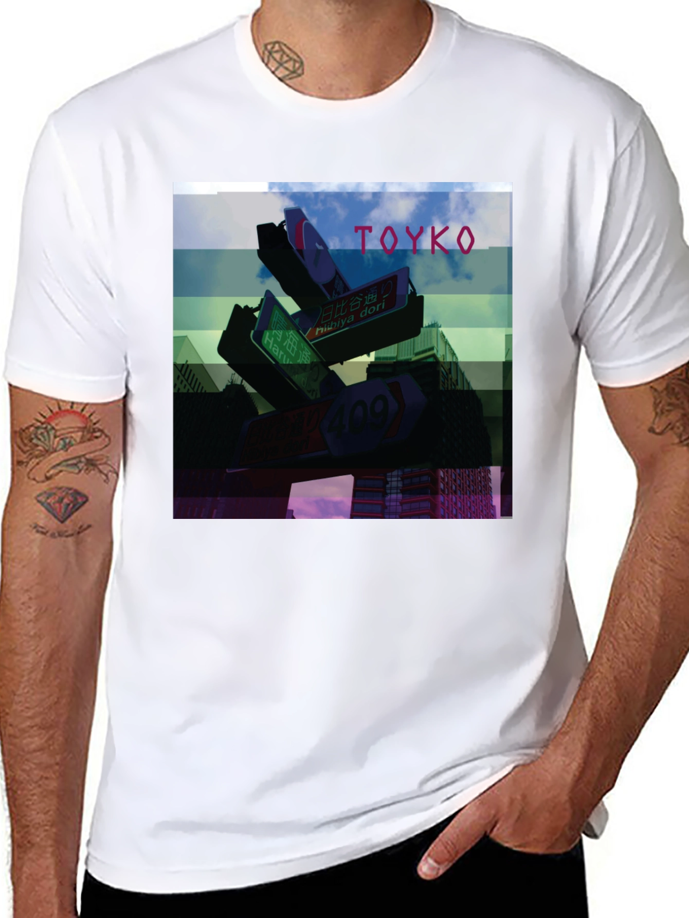 Tokyo Street Sign Graphic Tee