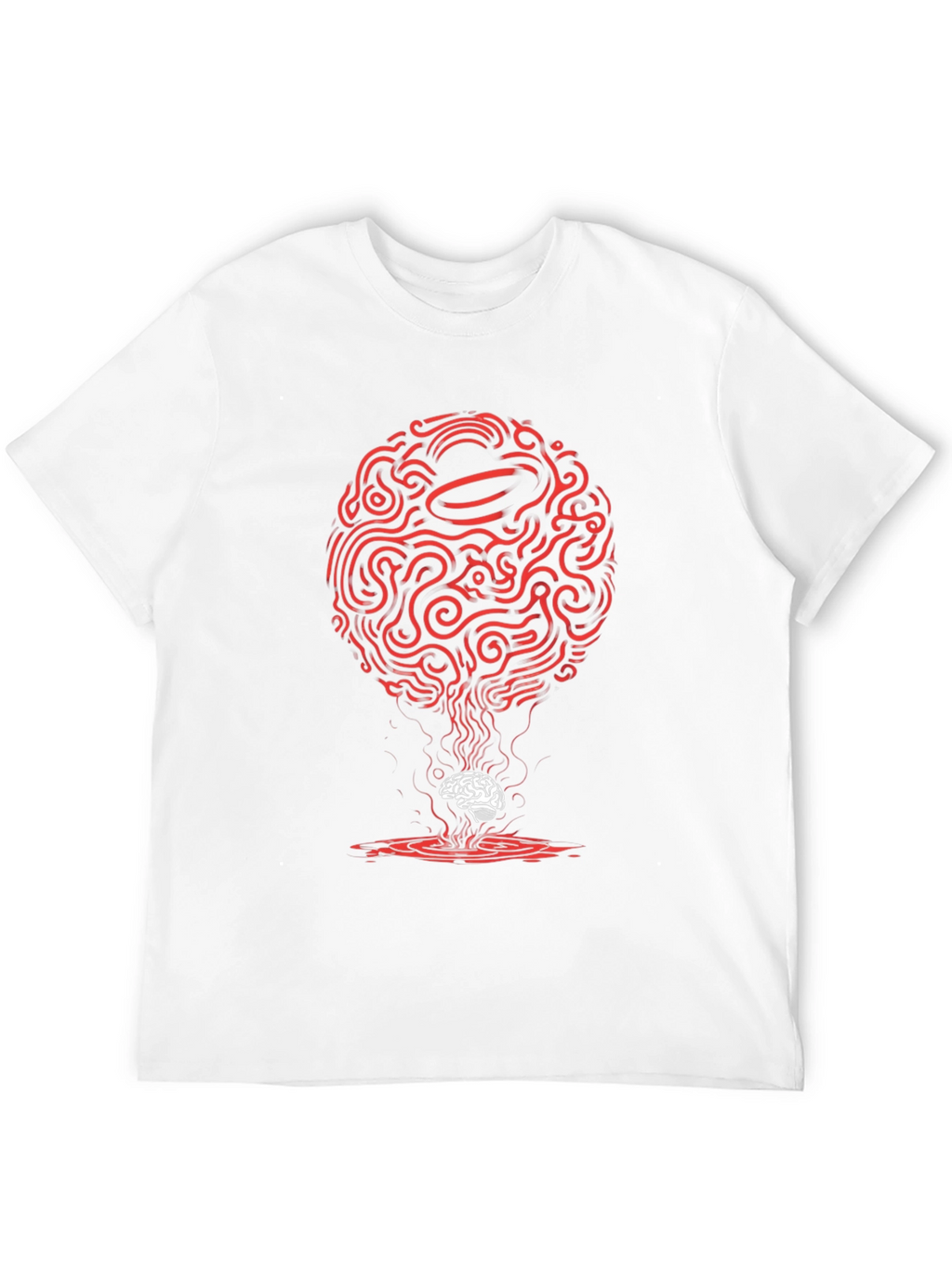 Brain Power T-Shirt: Abstract Mind Design