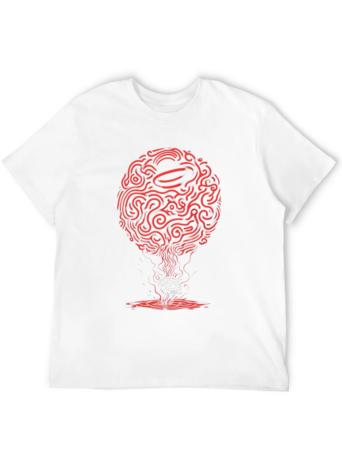 Brain Power T-Shirt: Abstract Mind Design