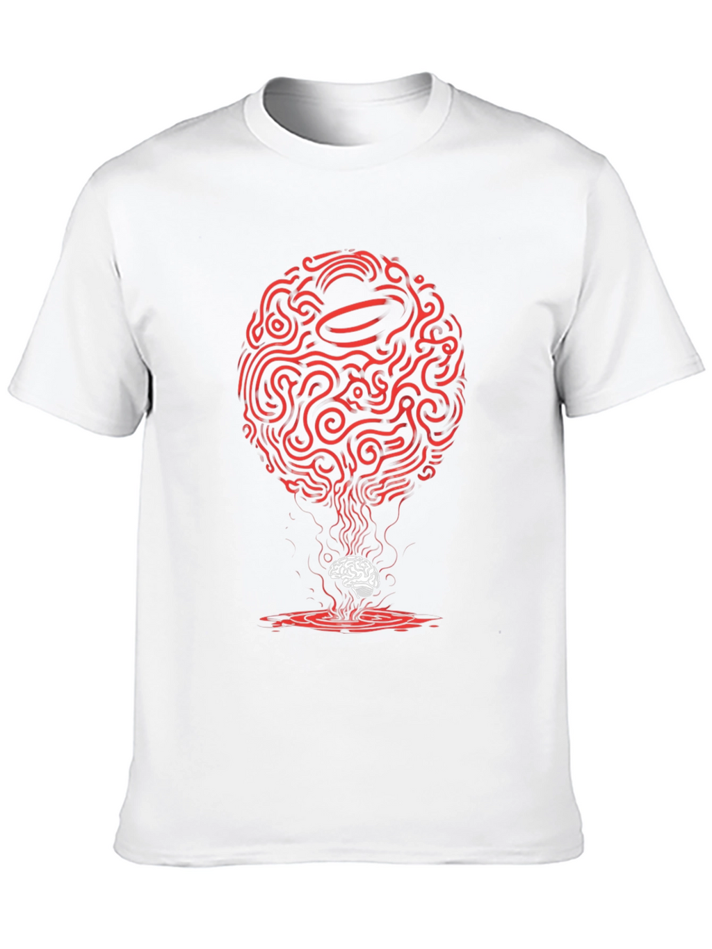 Brain Power T-Shirt: Abstract Mind Design