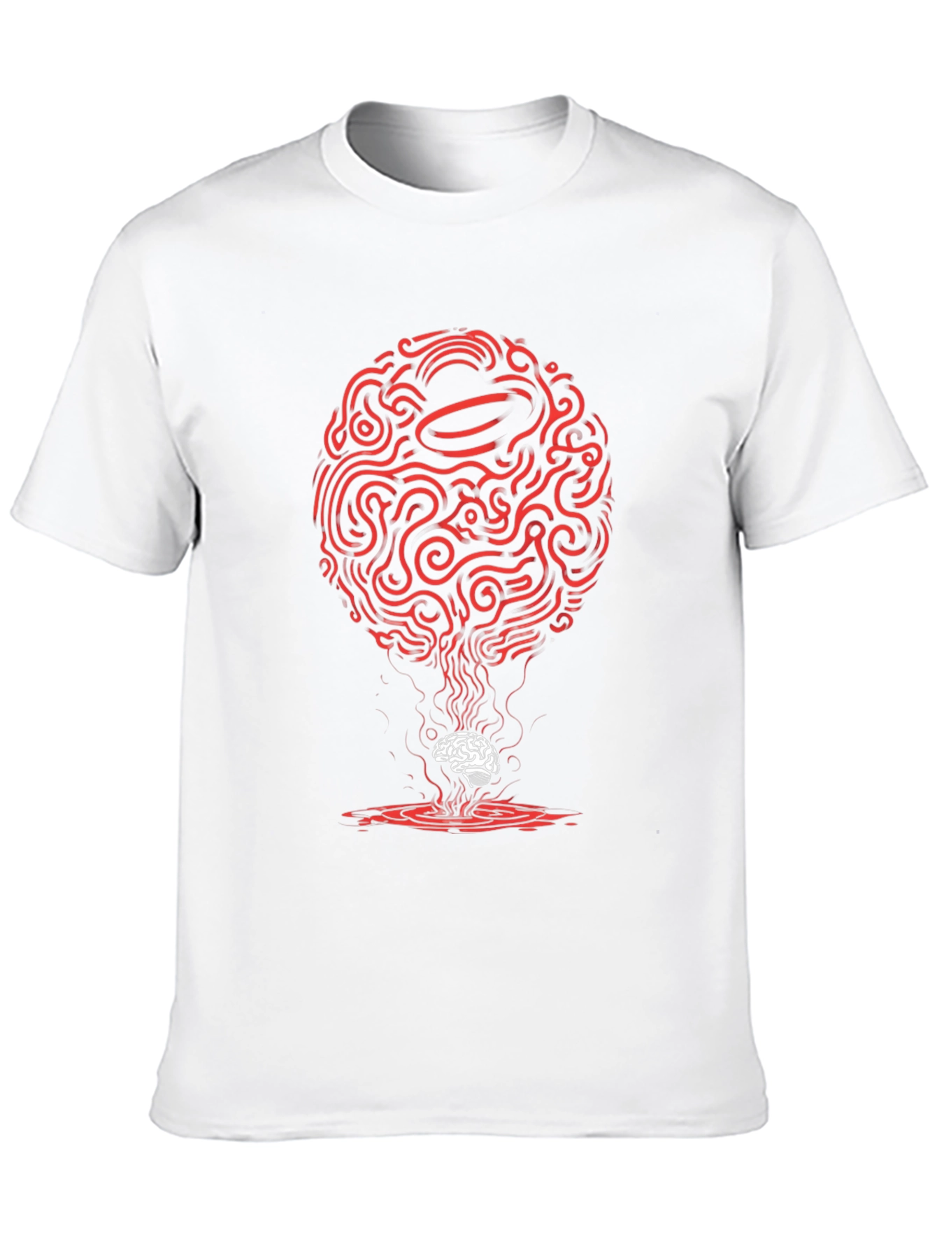 Brain Power T-Shirt: Abstract Mind Design