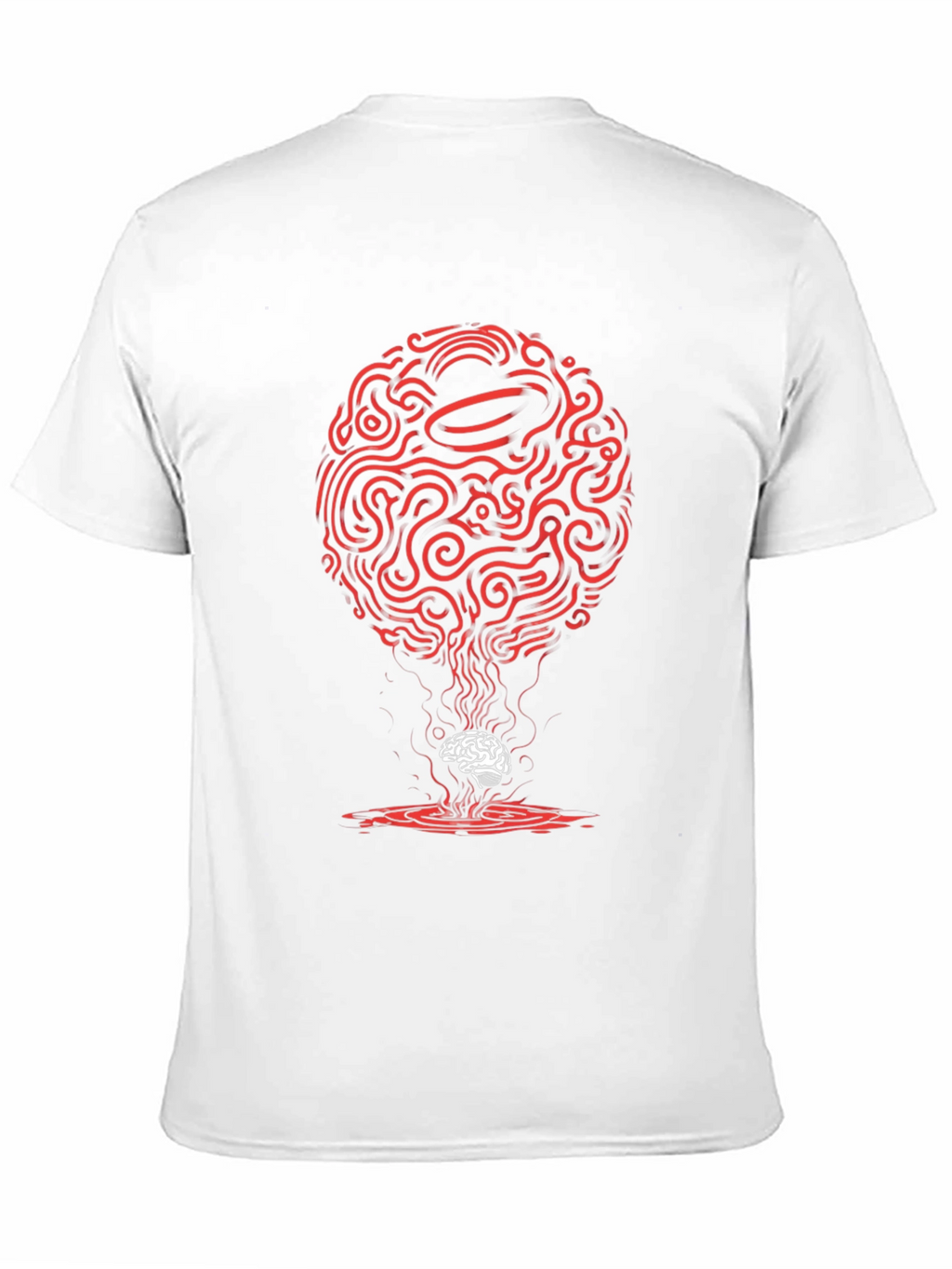 Brain Power T-Shirt: Abstract Mind Design
