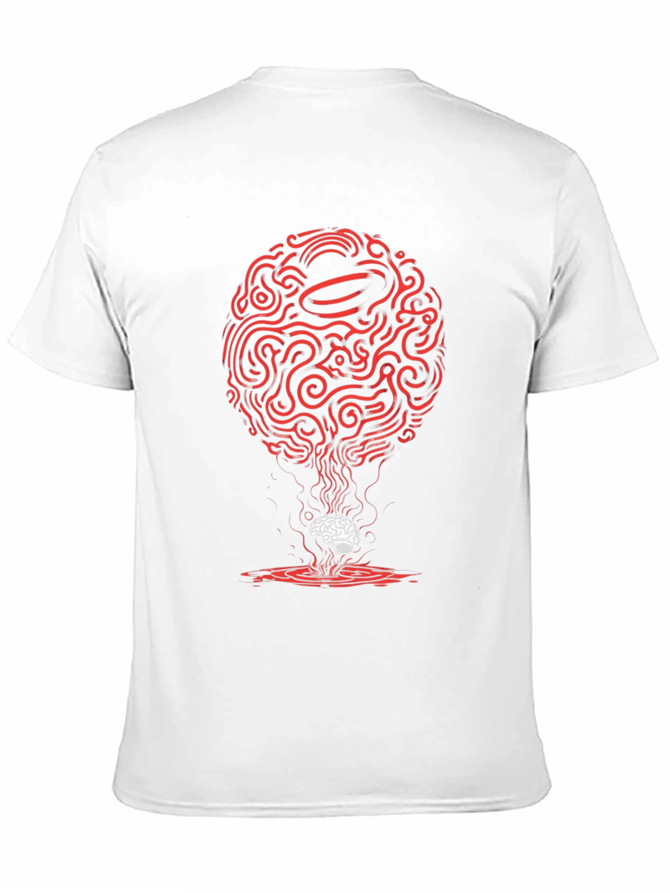 Brain Power T-Shirt: Abstract Mind Design