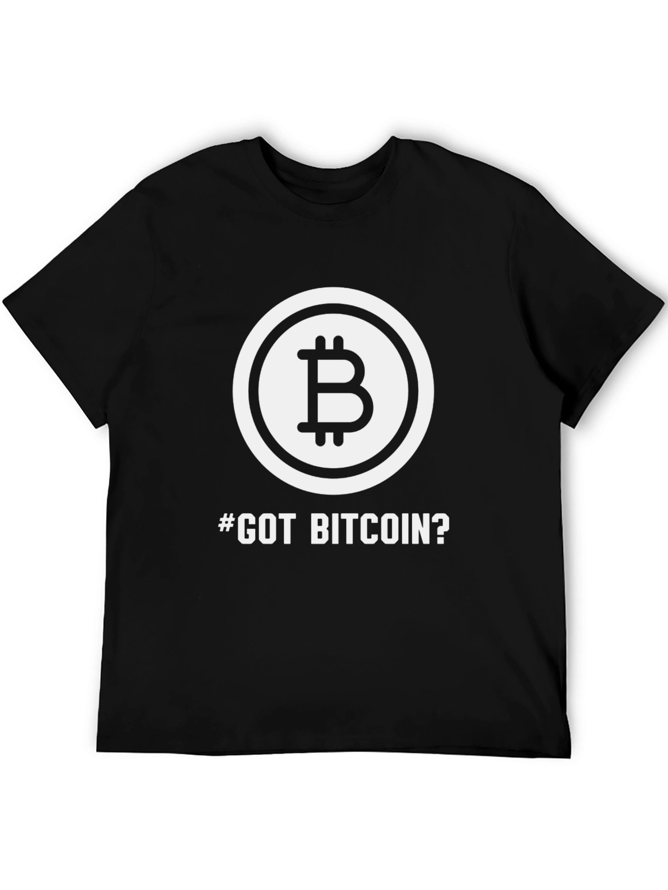 Got Bitcoin? Black Graphic Tee
