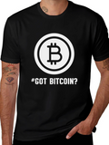 Got Bitcoin? Black Graphic Tee